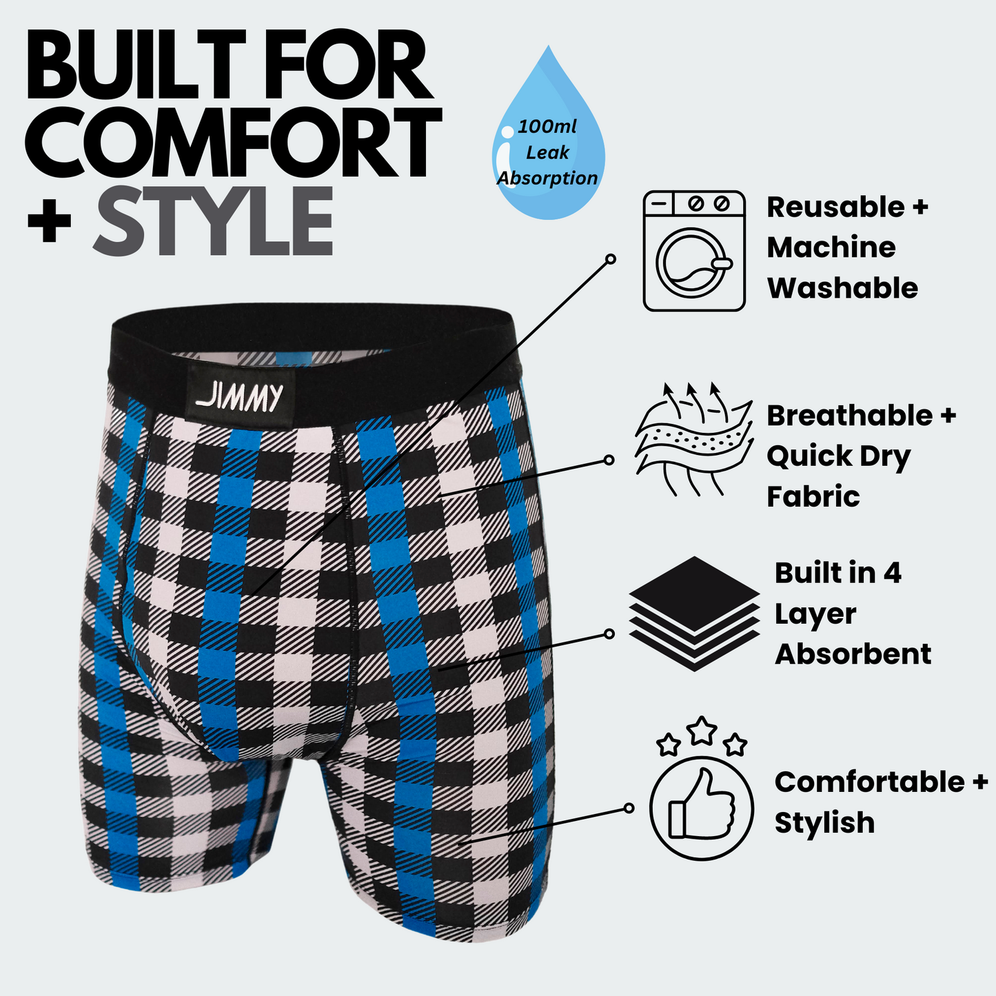 JYMMY 3 PACK (One Color Style)